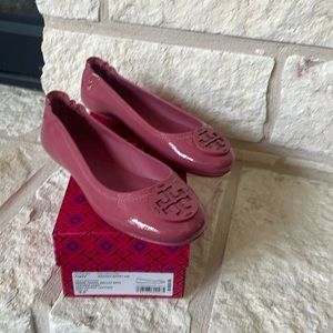 NWT Tory Burch Minnie travel ballet flats
